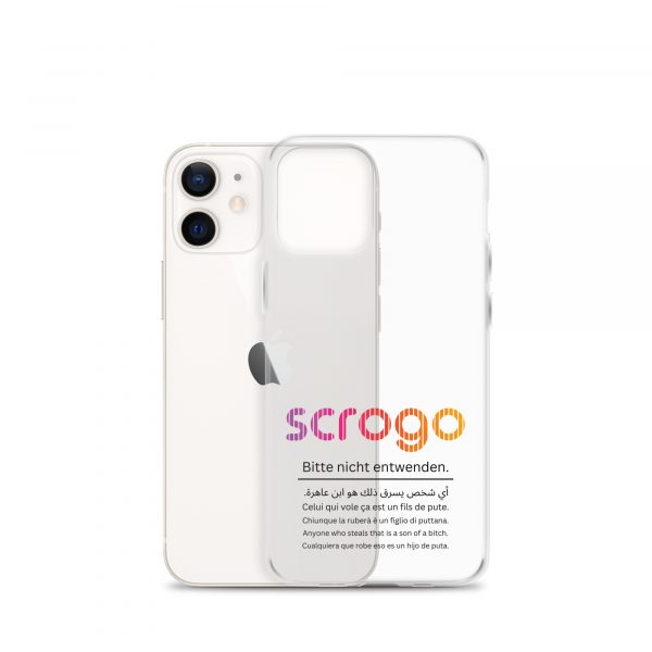 SCROGO 2in1 iPhone Klau- und Spastikschutz mit schwarzer Schrift - Level 2 – Bild 3