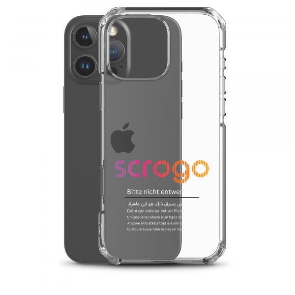 SCROGO 2in1 iPhone Klau- und Spastikschutz mit weißer Schrift - Level 2 – Bild 8