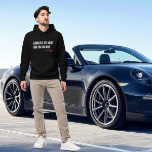 SCROGO-Collection Hoodie „Landliebe“ Schwarz – Level 8