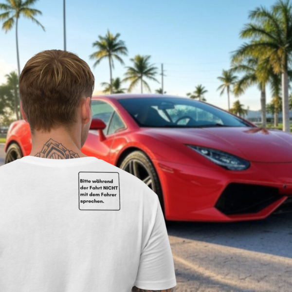 Fahrer T-Shirt mit Ansprech-Schutz weiss - Level 4