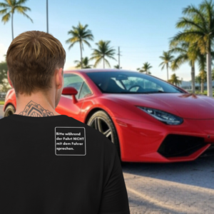 Fahrer T-Shirt mit Ansprech-Schutz schwarz - Level 4