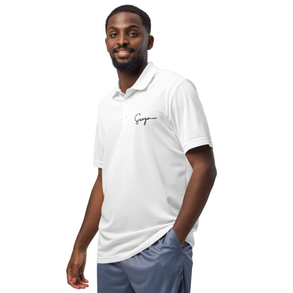 SCROGO x adidas Elite-Polo weiß – Level 10 – Bild 2