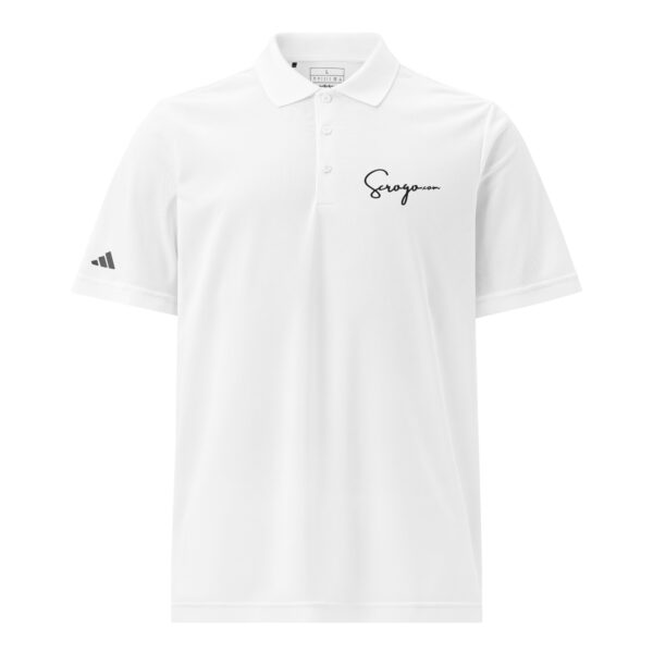 SCROGO x adidas Elite-Polo weiß – Level 10 – Bild 3