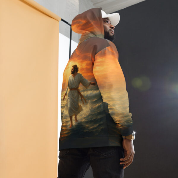 Matthäus 14:22-33 Männer Hoodie - Level 4 – Bild 6