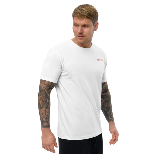 Fahrer T-Shirt mit Ansprech-Schutz weiss - Level 4 – Bild 4