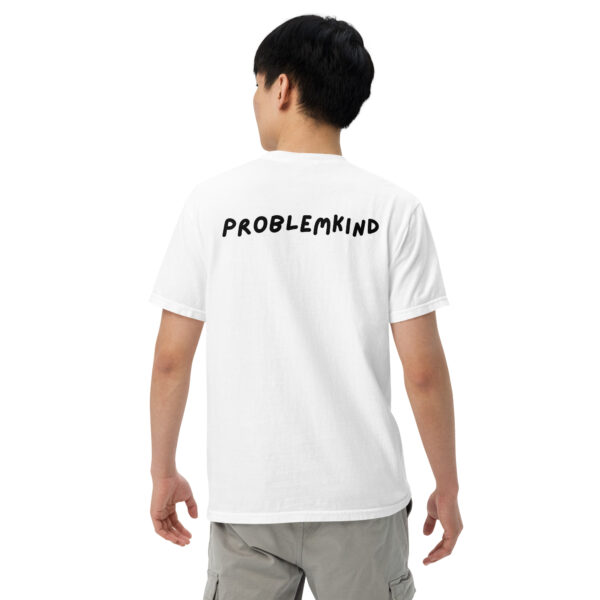 Problemkind-T-Shirt locker in Weiß - Level 4 – Bild 3
