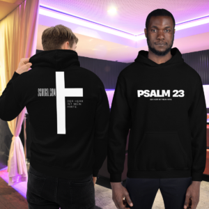 Psalm 23 Hoodie schwarz - Level 4