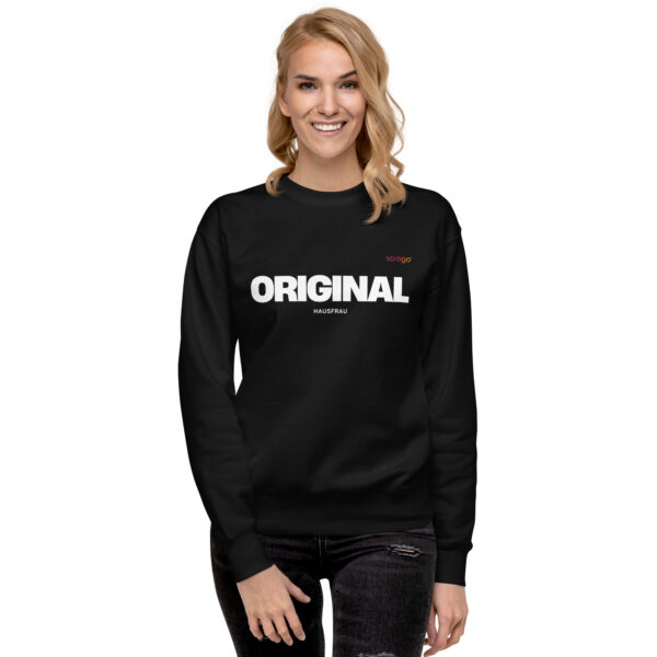 Original Hausfrau Pullover – schwarz – Level 6 – Bild 2